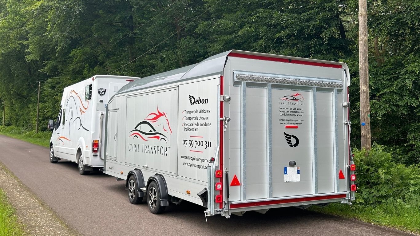transport de voiture remorque